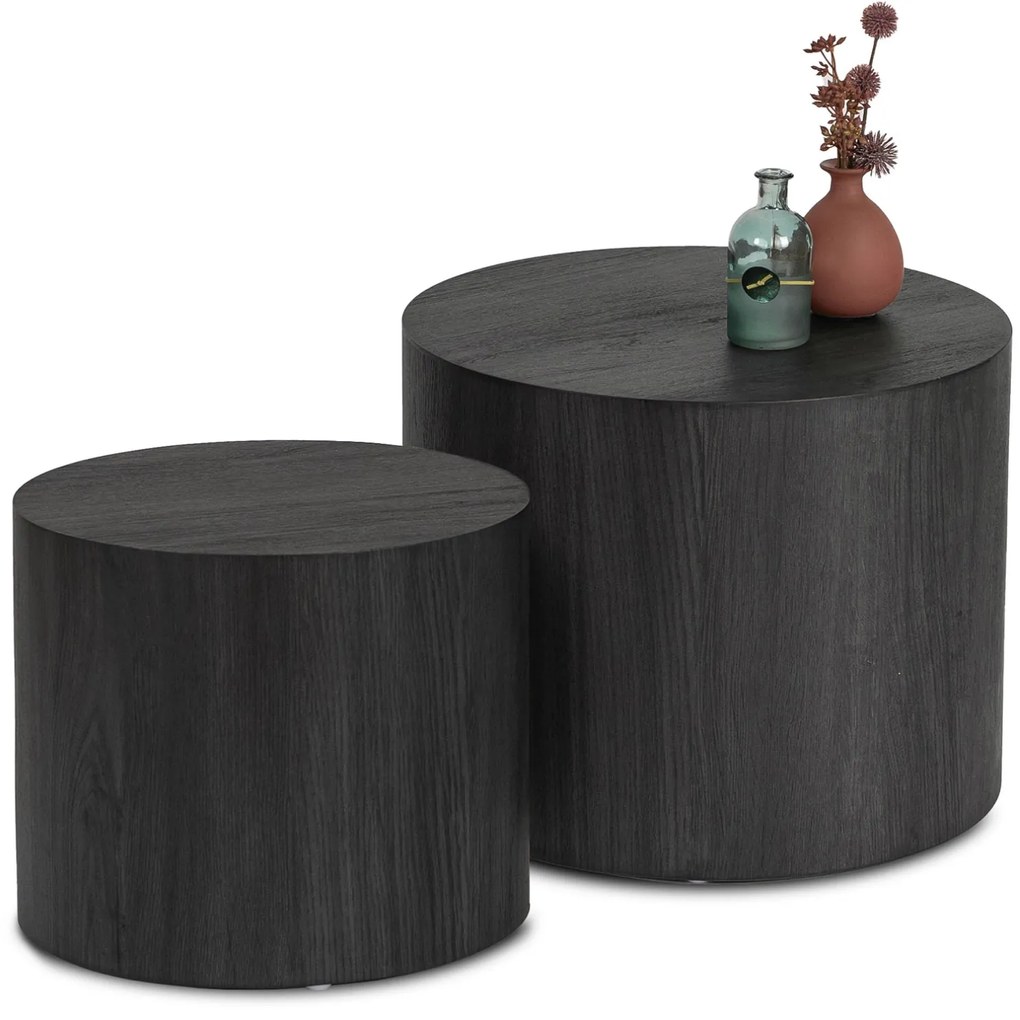 Set 2 ks konferenčných stolíkov Liloo (čierna) . Akcia -21%. Vlastná spoľahlivá doprava až k Vám domov. 1129183