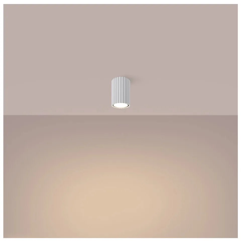 Biele bodové svietidlo Gleam – Sollux