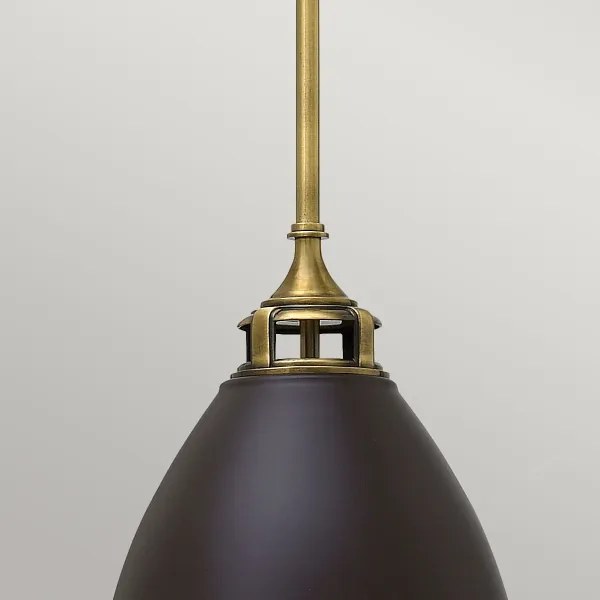 Hinkley HK-AMELIA-P-M-RB - Luster na tyči AMELIA 1xE27/60W/230V bronzová