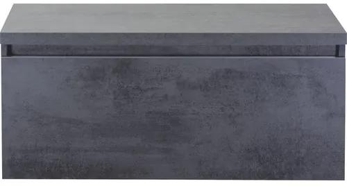Kúpeľňová skrinka pod umývadlo Sanox Frozen betón antracit 100,2 x 43,6 x 45 cm