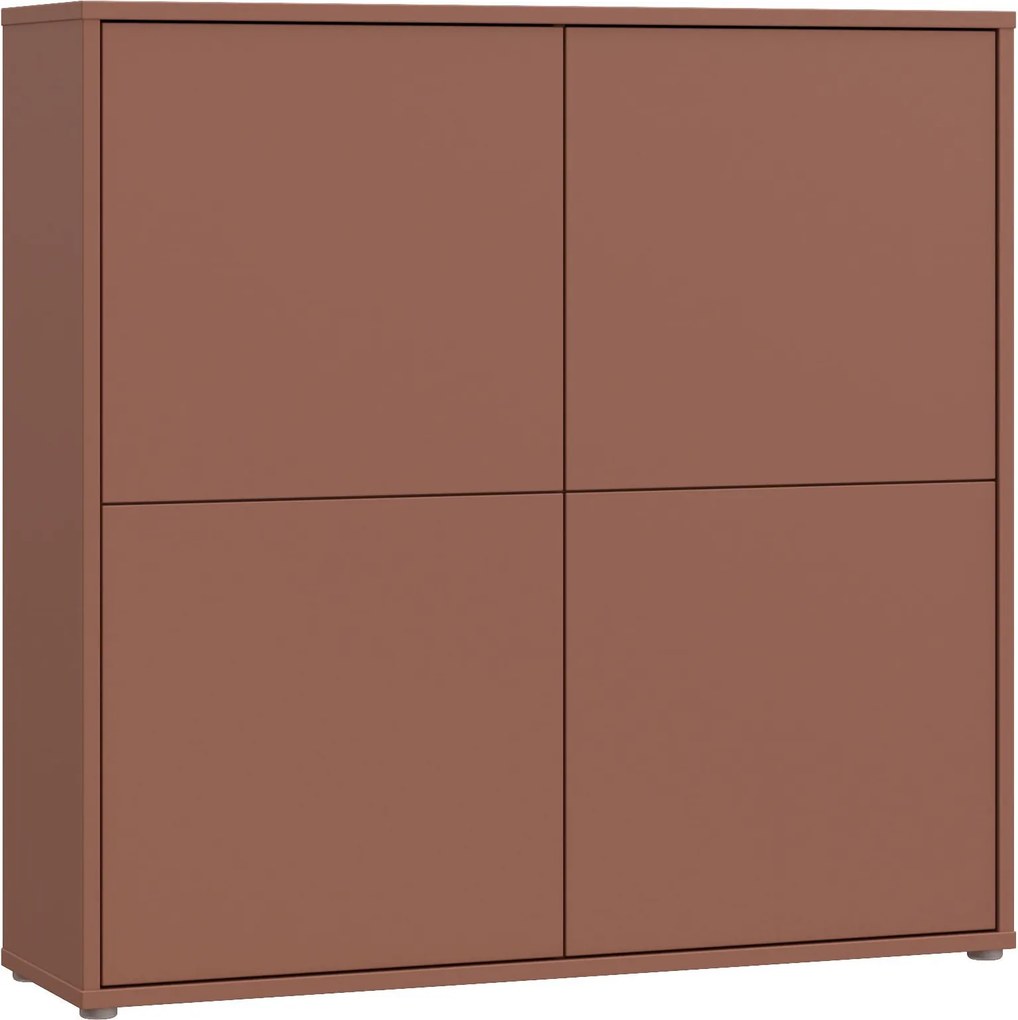 XXXLutz VYSOKÁ KOMODA, terakotová, 124,5/121,5/34,9 cm Carryhome - Online Only drobný nábytok - 000687018336