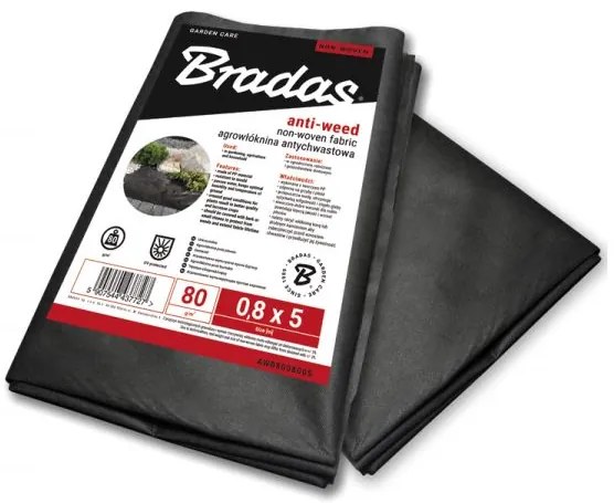 Bestent Agrovláknina 0,8x50m 80g/m2 s UV filtrom čierna
