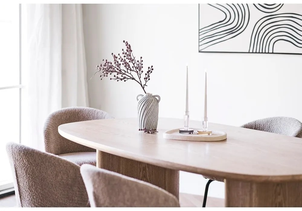 Jedálenský stôl v dekore jaseňa 110x210 cm Serra – House Nordic