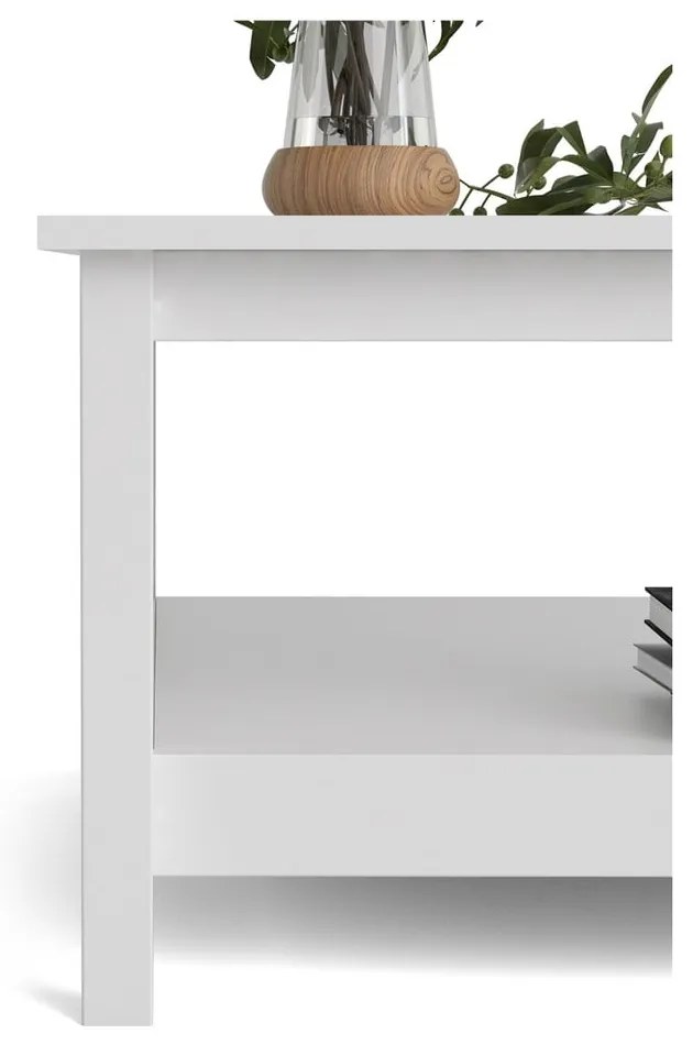 Biely konferenčný stolík 81x81 cm Madrid - Tvilum