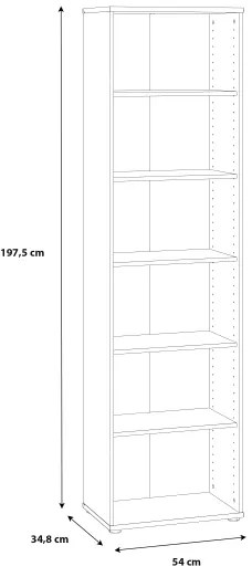 Knižnica URAN biela