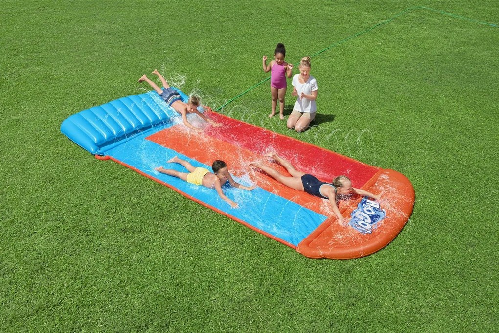 Bestway_B Bestway 52479 H2OGO!® Tsunami Splash Ramp™ tobogán pre 3 osoby 488 x 214 cm 52479