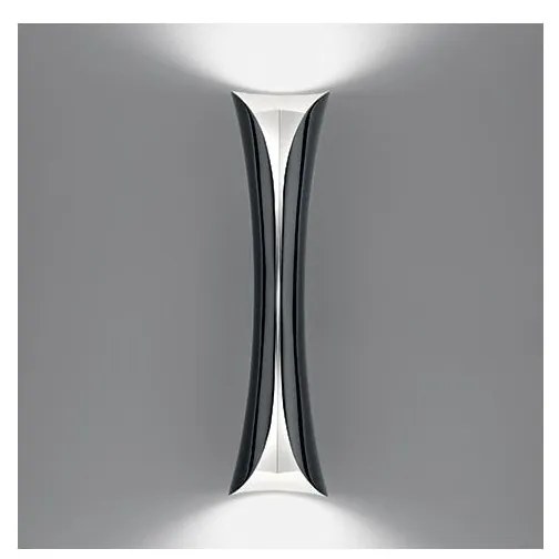 Artemide 1373010A - Nástenné svietidlo CADMO 2xGU10/10W/230V čierna