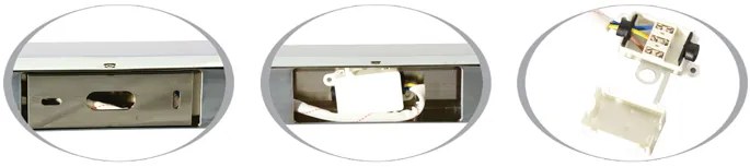 Ecolite Biele LED svietidlo pod kuchynskú linku 90cm 22W TL4130-LED22W/BI