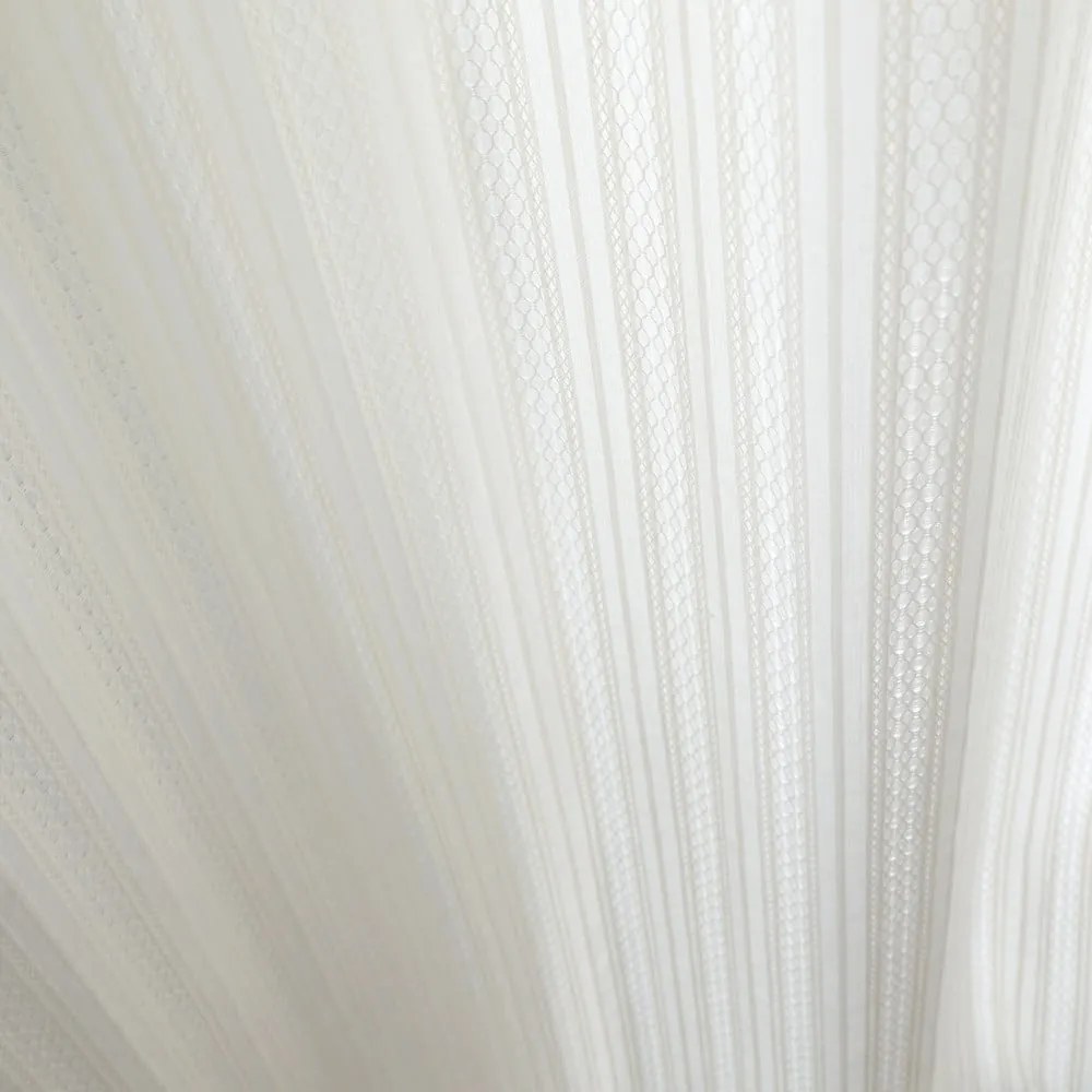 Biela bavlnená záclona 140x122 cm Zofia Broderie Anglaise – Pineapple Elephant