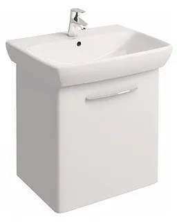 Umývadlová skrinka s umývadlom KOŁO NOVA PRO 65 cm - lesklá biela