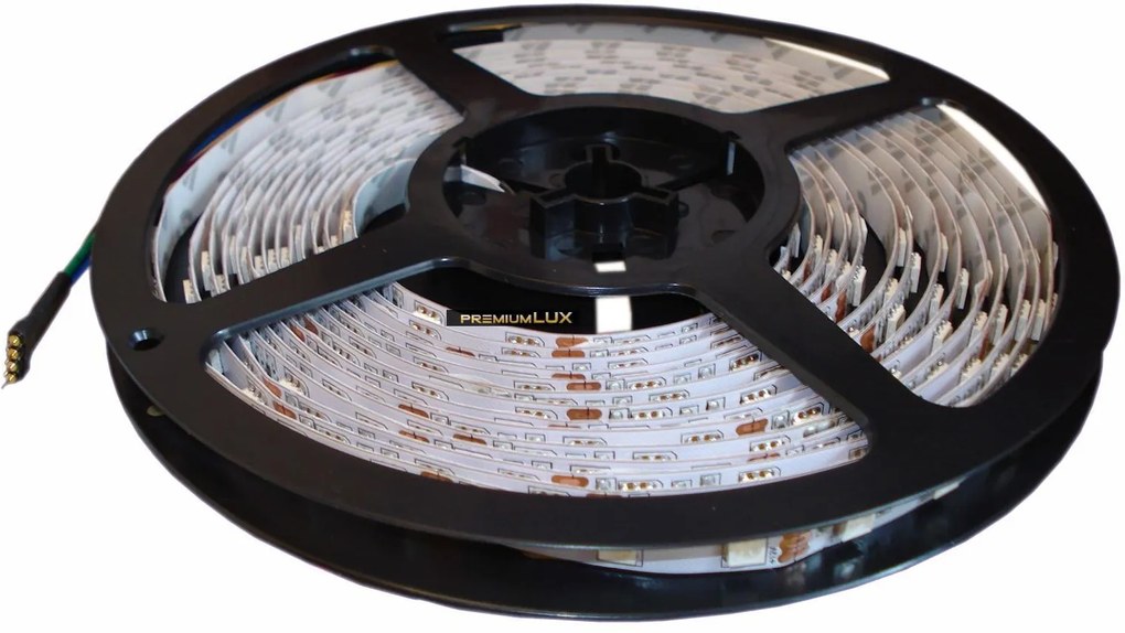 PREMIUMLUX 1m LED pásik RGB 60 SMD5050/m PREMIUM IP20 (rolka 50m)