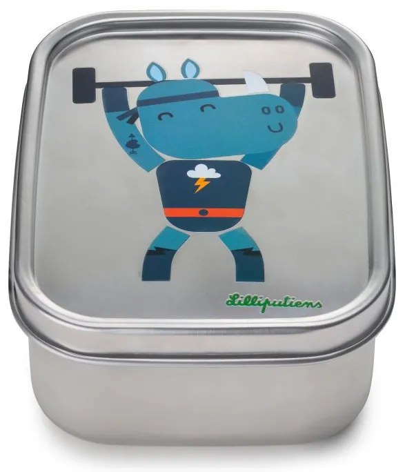 Lilliputiens - antikorový desiatový box - nosorožec Marius