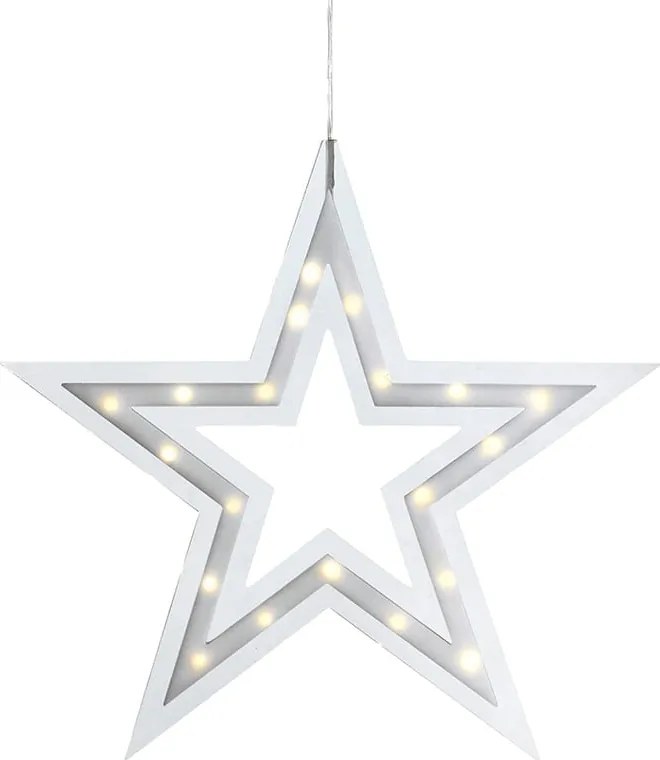 Biela svetelná dekorácia Kville – Markslöjd