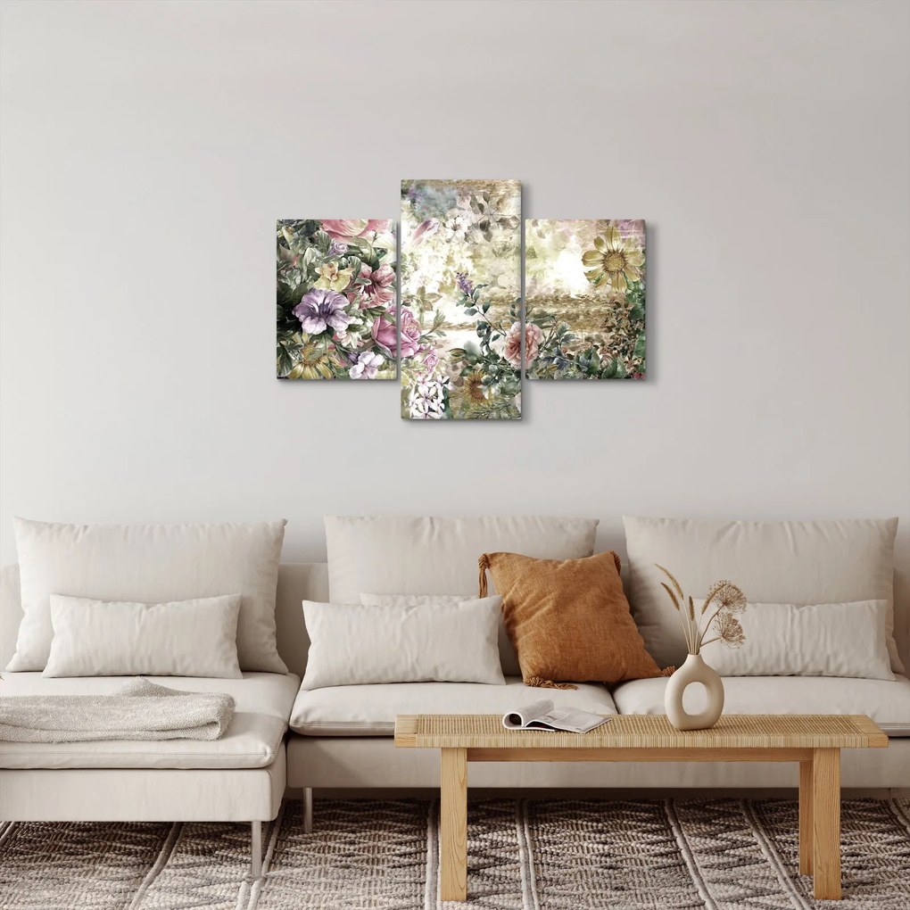 Obraz - Dizajnové kvety (90x60 cm)