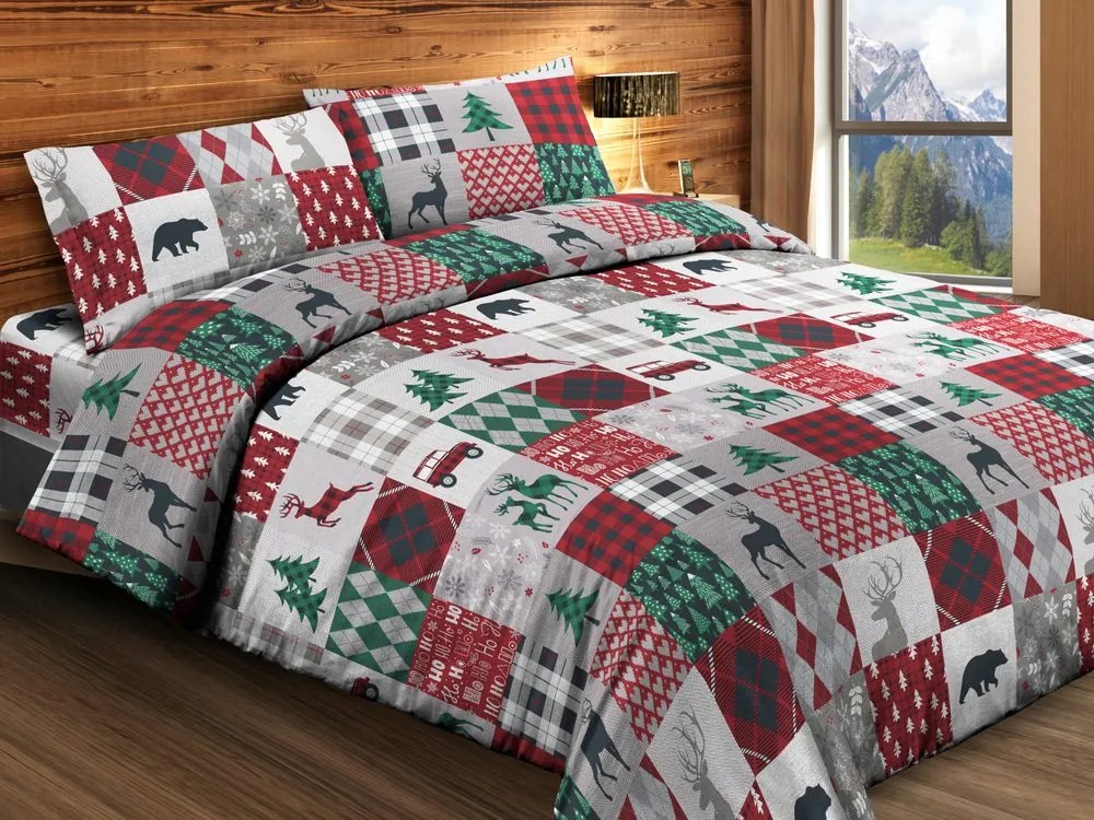Gipetex Natural Dream Talianské zimné obliečky 100% bavlna Aspen - 140x200 / 70x90 cm