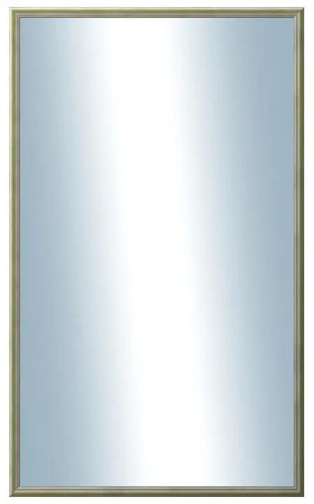 DANTIK - Zrkadlo v rámu, rozmer s rámom 60x100 cm z lišty Y-ka žltá linka (3127)