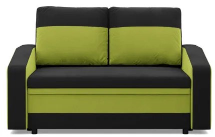 Pohovka ORION čierna / limetková