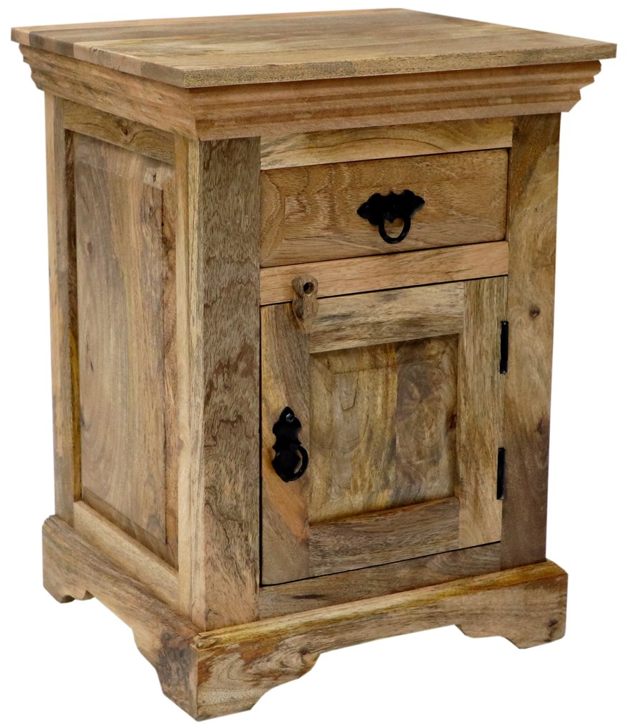 furniture-nabytek.cz - Drevený nočný stolík masív 45x60x40