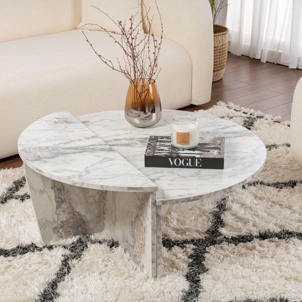 Konferenčný stolík Orion Freesia Marble
