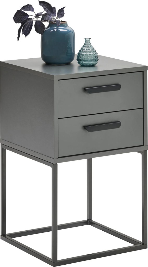XXXLutz NOČNÝ STOLÍK, antracitová, čierna, 40/65/38,5 cm Carryhome - Spálňové sety - 002647008803