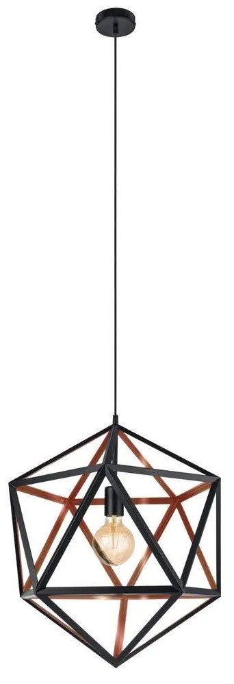 Eglo 43349 - Luster na lanku EMBLETON 1 1xE27/60W/230V