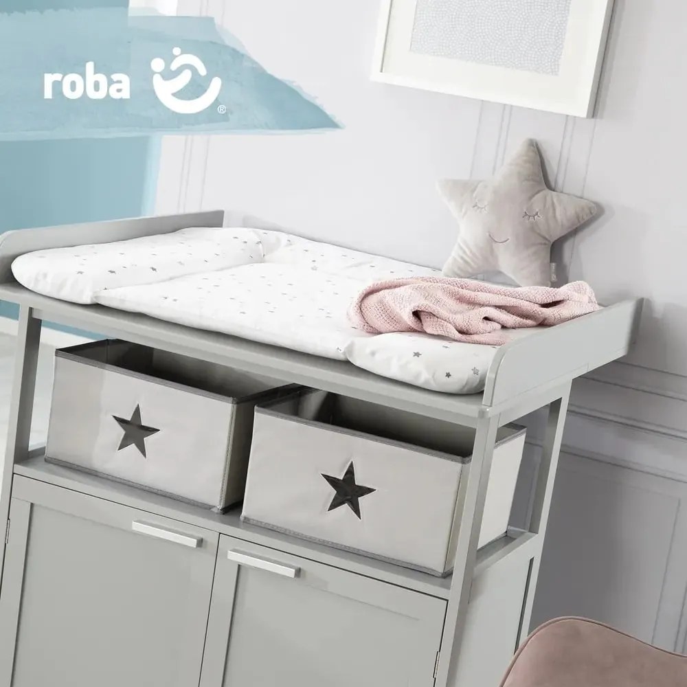 Prebaľovacia podložka 75x85 cm Little stars – Roba