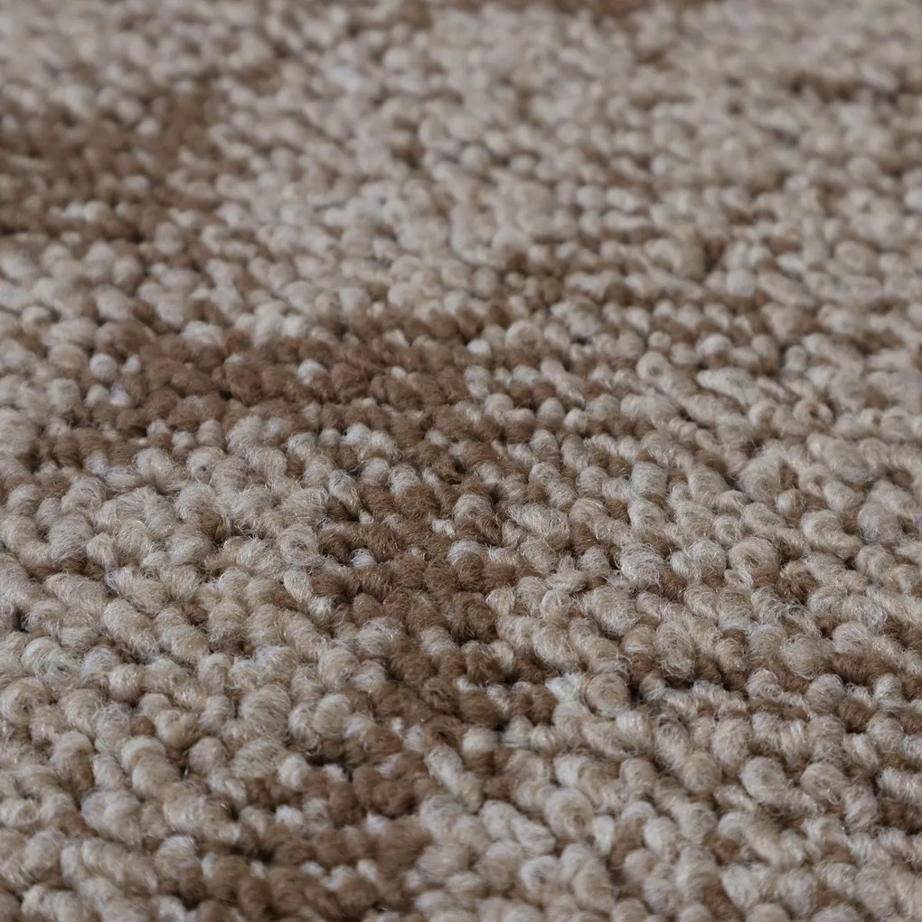 Metrážny koberec Marbeline 168 béžová, na mieru, šíře 4m, hnedá, filc, detská izba, Spoltex