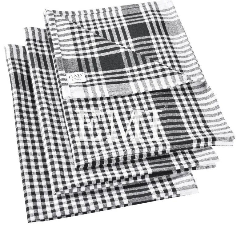 Utierky na riad čierne set 3 ks EMI