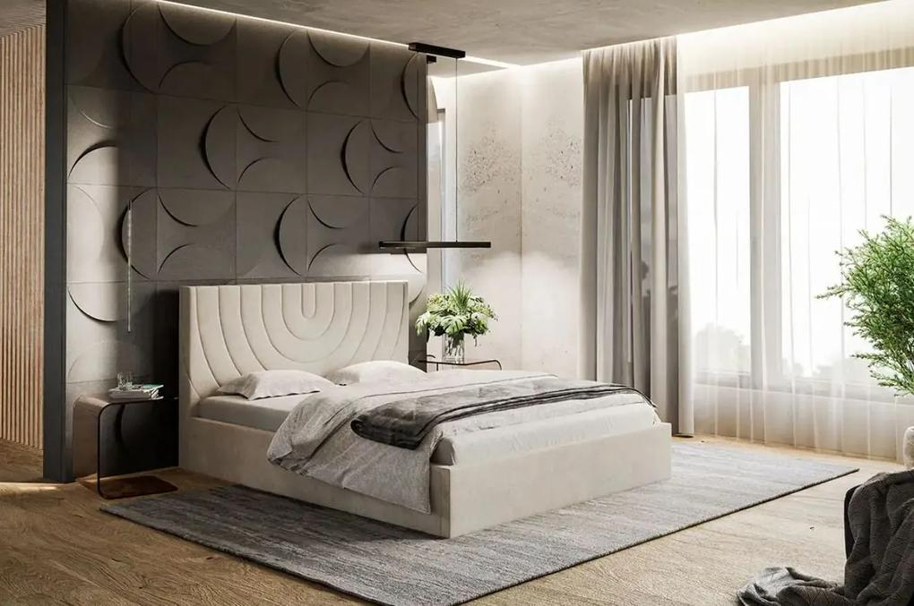 Čalúnená manželská posteľ FATIMA 160 x 200