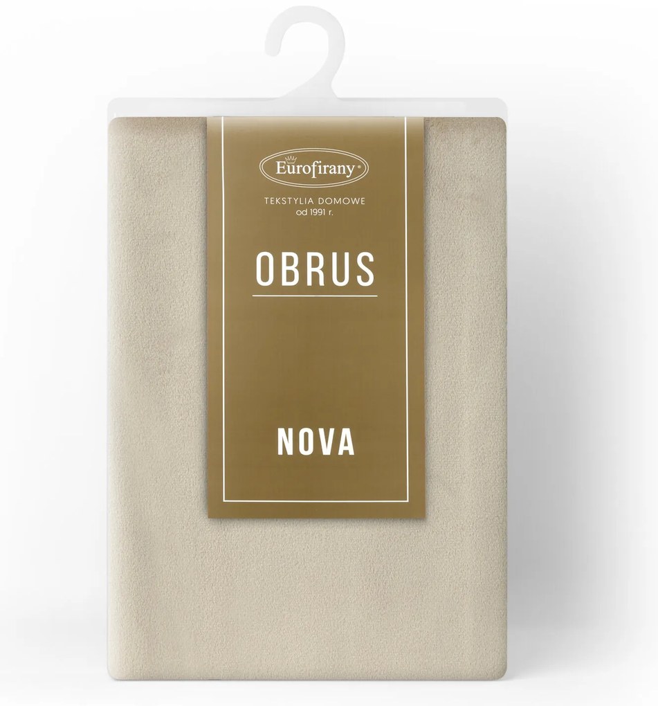 OBRUS MELINDA 180X140 CM BÉŽOVÝ
