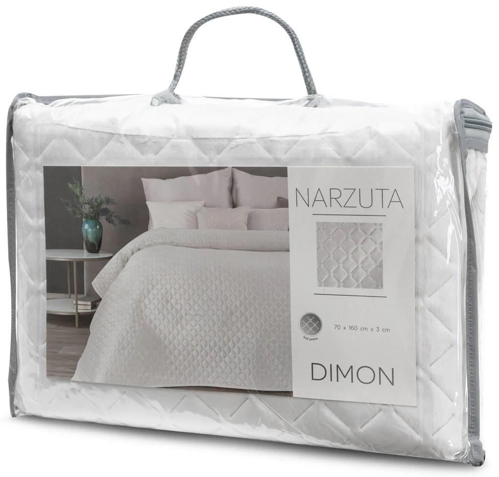 PREHOZ NA KRESLO DIMON 70X160 CM BIELY
