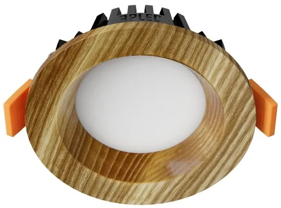 APLED - LED Podhľadové RONDO WOODLINE LED/3W/230V 3000K pr. 9 cm jaseň masív