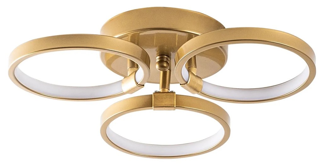 Stropní LED svítidlo Halka zlaté