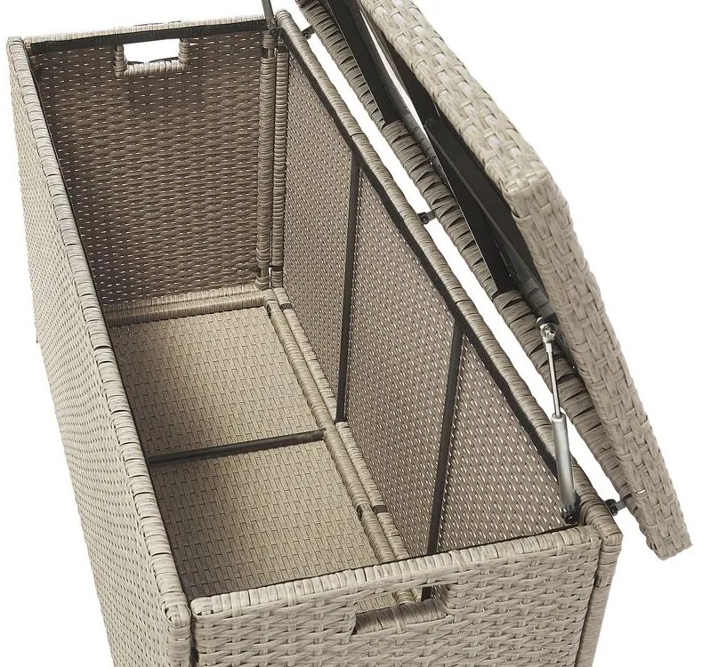 Úložný box 126x46 cm MINTARO (béžová). Akcia -38%. Vlastná spoľahlivá doprava až k Vám domov. 1027130