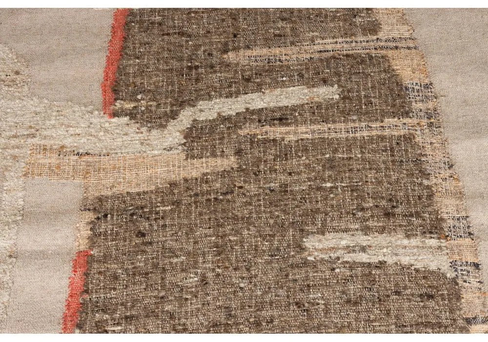 Hnedý/béžový vlnený koberec 200x300 cm Briton – Dutchbone