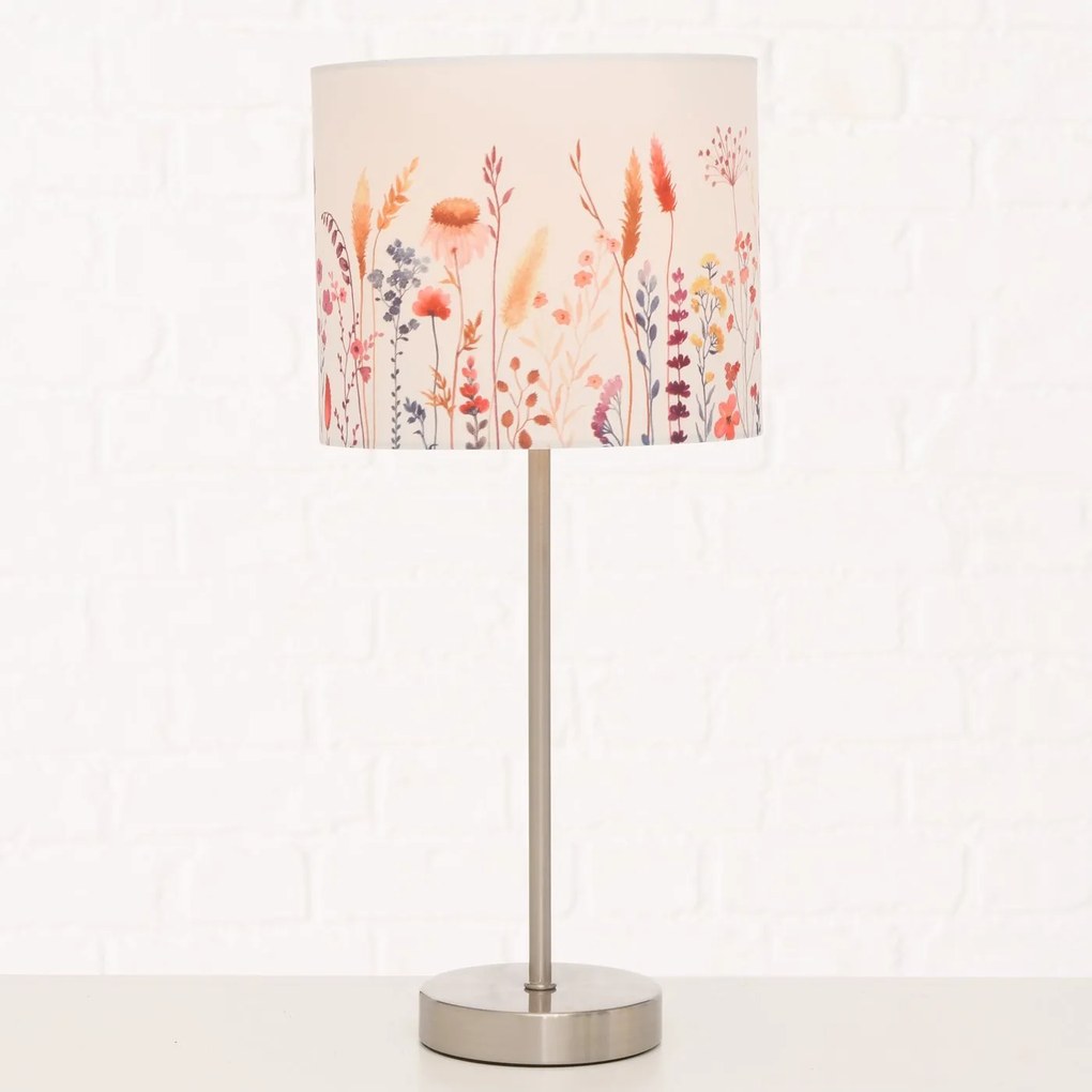 Stolová lampa Kornelia s kvetinovým vzorom Variant: A