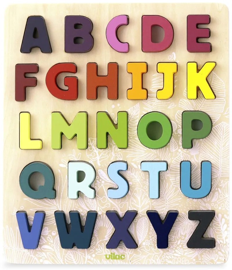 Vilac Vkladacie puzzle abeceda