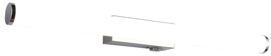 LED nástenné svietidlo v lesklo striebornej farbe Mattimo – Trio