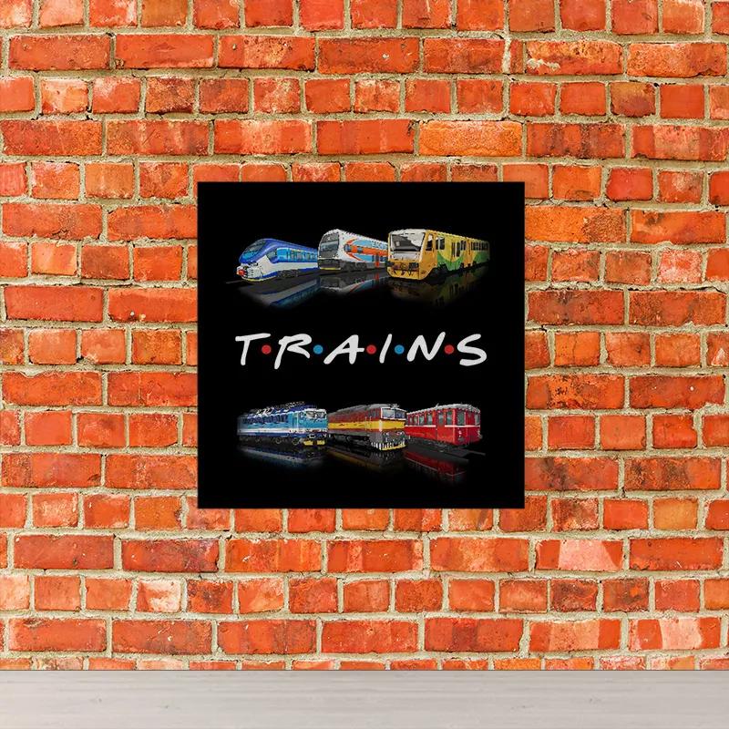 Obraz Trains (Rozmer obrazu: 70x70)
