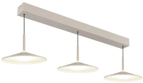 Globo 15635SA-3H - Závesný LED luster na lanku LAMPONE LED/24W/230V 4000K béžový