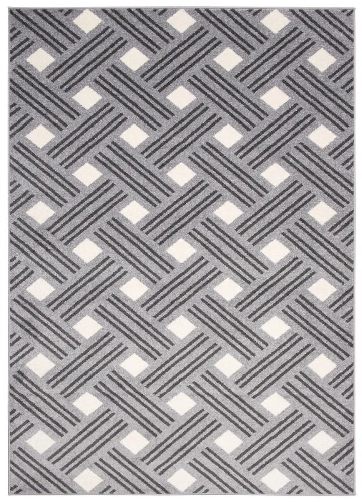 Kusový koberec Cros sivý, Velikosti 120x170cm