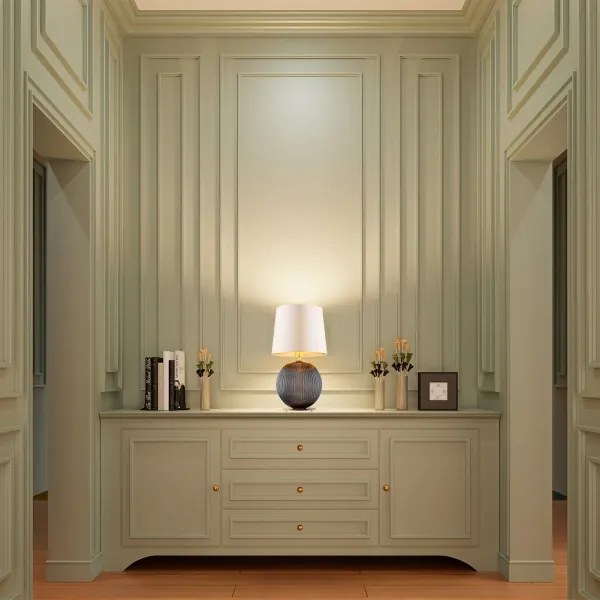 Argon 8538 - Stolná lampa HAMILTON 1xE27/15W/230V krémová/čierna