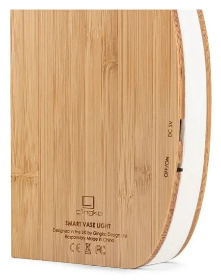 Stolová lampa a váza v jednom Gingko Bamboo