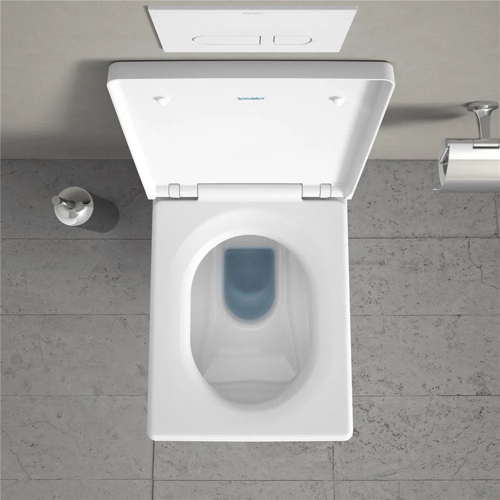 DURAVIT Vero Air závesné WC Rimless s hlbokým splachovaním, 370 x 570 mm, biela, s povrchom HygieneGlaze, 2525092000