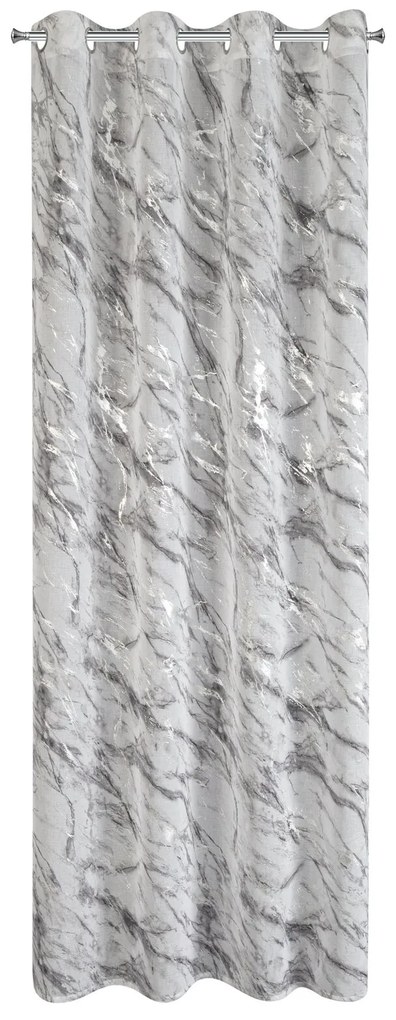 ZÁVES NA KRÚŽKOCH ALIVIA 140X270 CM VZOROVANÁ