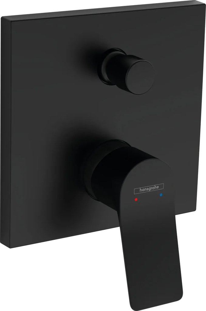 Hansgrohe Vivenis, vaňová batéria pod omietku, 2 výstupy, čierna matná, HAN-75415670