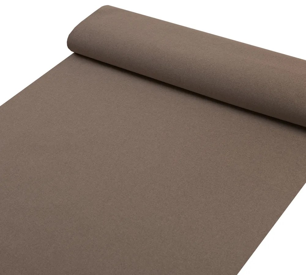 Biante Dekoračný okrúhly obrus BKR-504 Hnedý Ø 130 cm