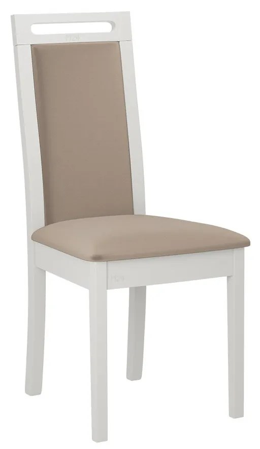 Čalúnená jedálenská stolička Heven VI, Morenie: biela, Poťahové látky: Hygge D91