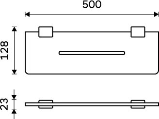 Nimco Polica, 50 cm IXI - Ki-X450-90