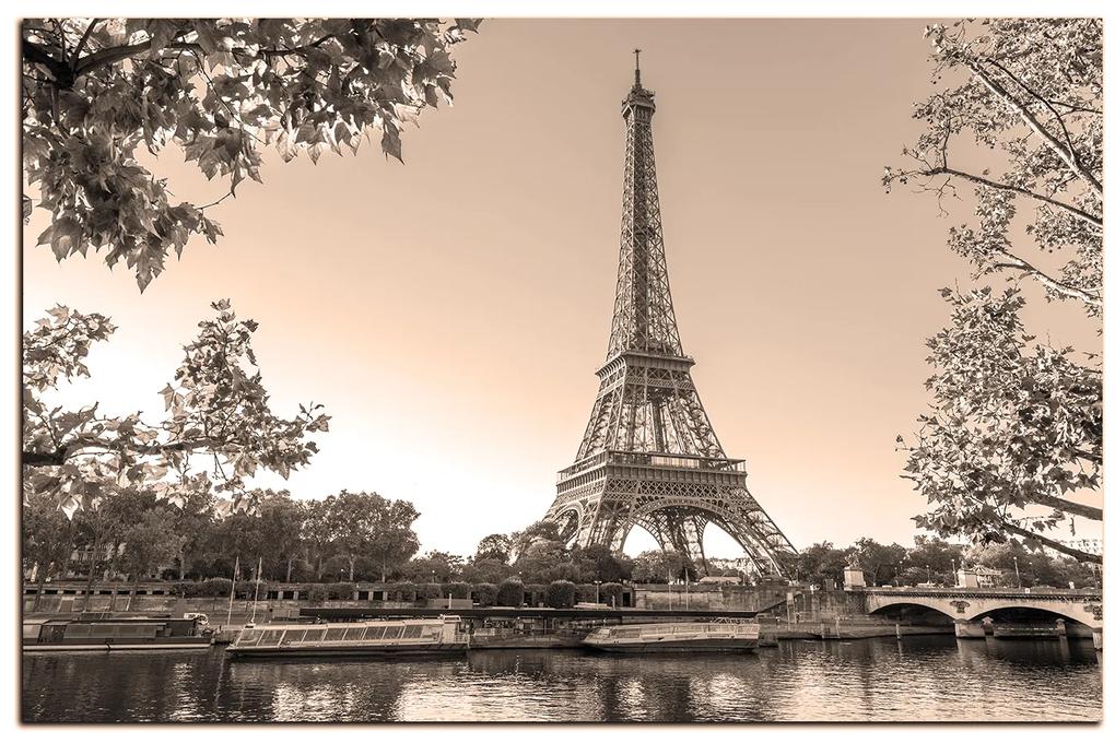 Obraz na plátne - Eiffel Tower 1110FA (120x80 cm)
